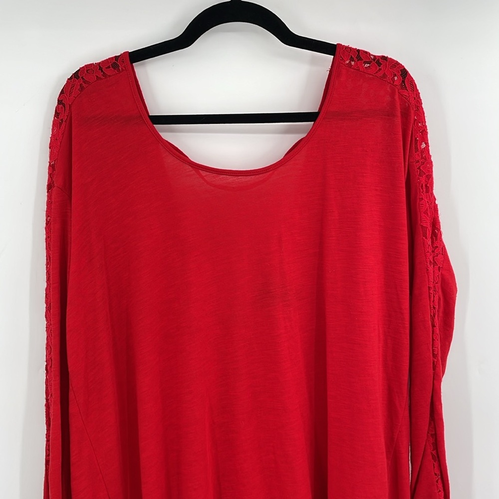 Torrid Red Knit Top - Picture 2 of 9